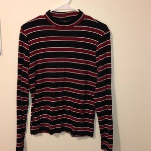 Forever 21 Long-Sleeve Striped Sweater